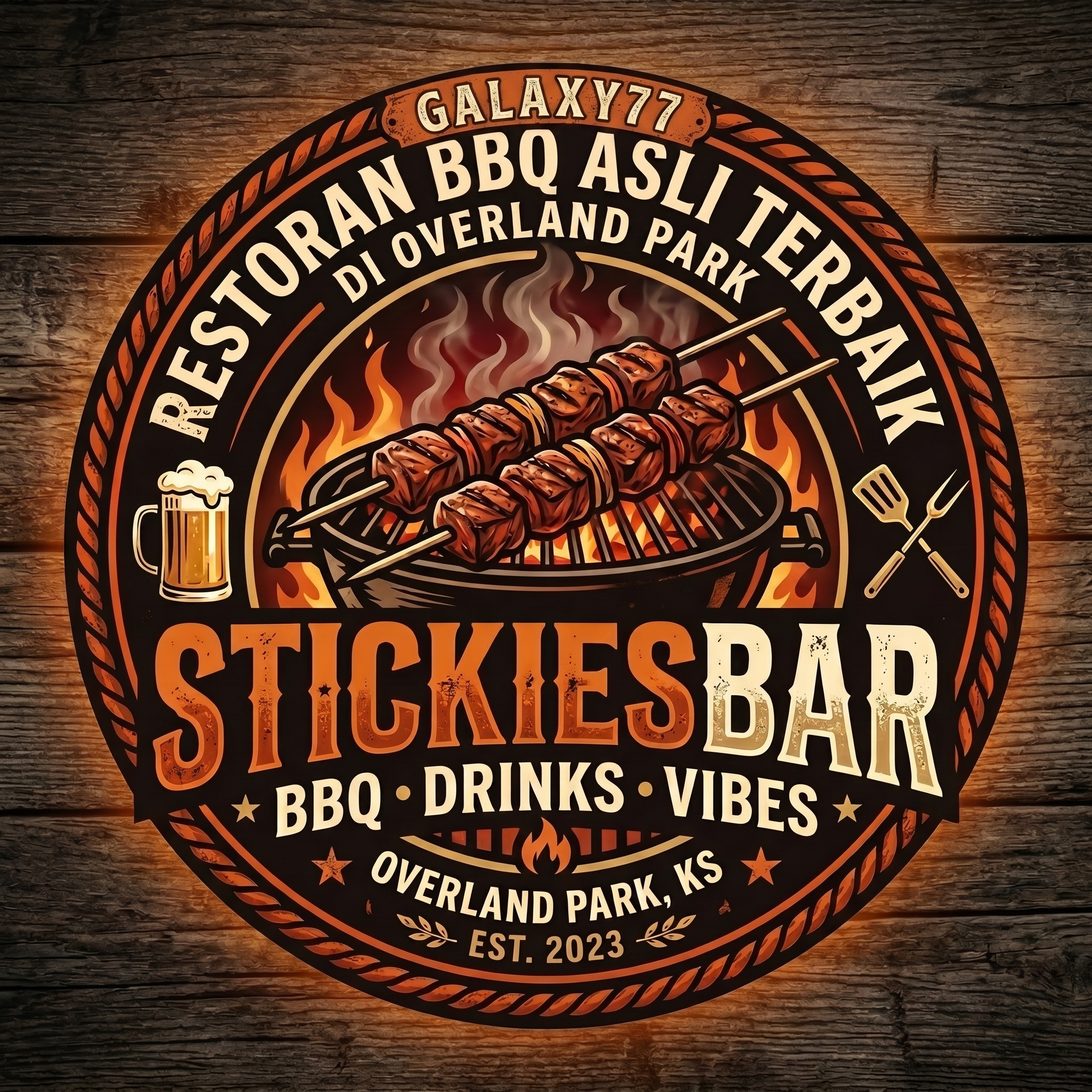 GALAXY77: Restoran BBQ Asli Terbaik di Overland Park & Stickiesbar image 1